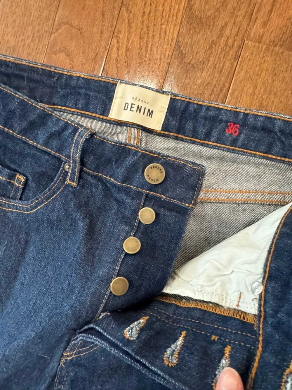 NWOT Sezane Brut Sexy Jeans in Indigo